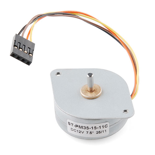 Small Stepper Motor - Click Image to Close