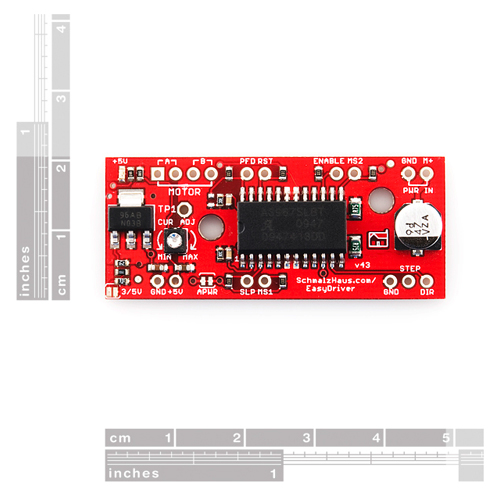 Retired - EasyDriver Stepper Motor Driver v4 - Click Image to Close