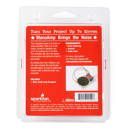 Retiired - MonoAmp - Sound Amplifier Retail - Click Image to Close