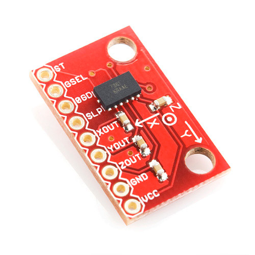 Retired - Triple Axis Accelerometer Breakout - MMA7361 - Click Image to Close