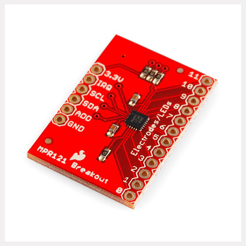 Retired - MPR121 Capacitive Touch Sensor Breakout Board - Click Image to Close