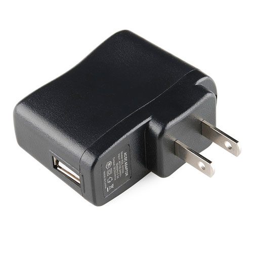 Retired - Wall Charger - 5V USB (1A) - Click Image to Close
