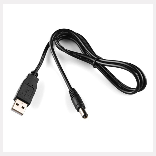 Barrel Jack Adapter - USB to 5.5mm - Click Image to Close