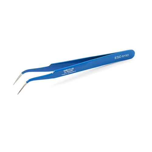Retired - Tweezers - Curved - Click Image to Close