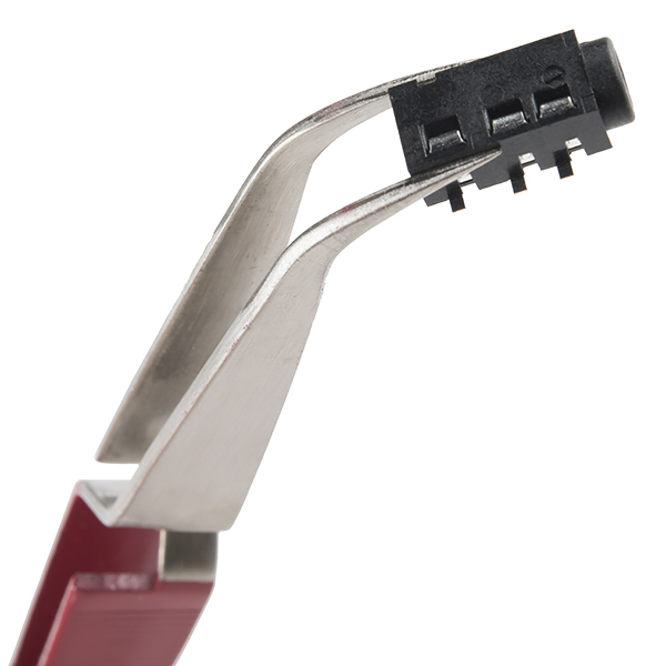 Tweezers - Curved (cross-lock, ESD Safe) - Click Image to Close