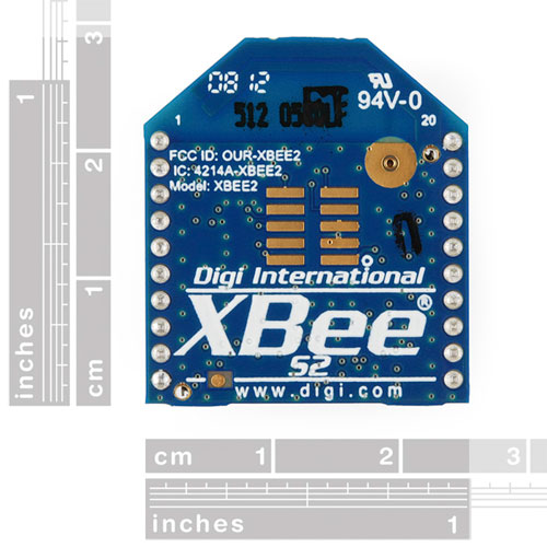 XBee 2mW PCB Antenna - Series 2 (ZigBee Mesh) - Click Image to Close