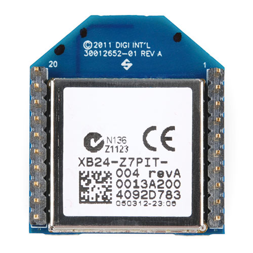 XBee 2mW PCB Antenna - Series 2 (ZigBee Mesh) - Click Image to Close