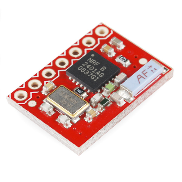 SparkFun Transceiver Breakout - nRF2401A (Chip Antenna) - Click Image to Close