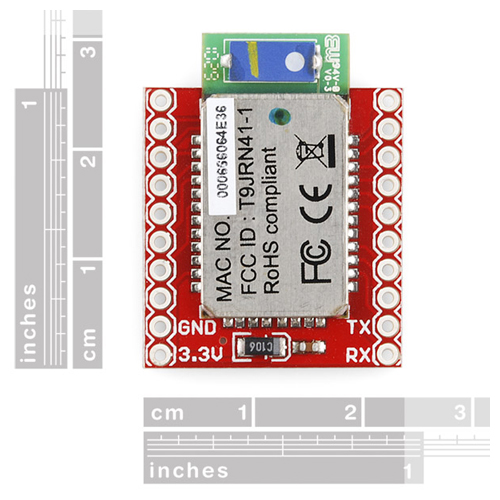 Bluetooth Module Breakout - Roving Networks (RN-41) - Click Image to Close