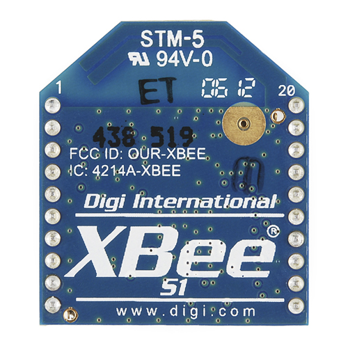 XBee 1mW Trace Antenna - Series 1 (802.15.4) - Click Image to Close