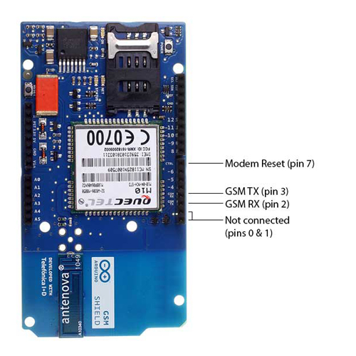 Arduino GSM Shield (integrated antenna) - Click Image to Close