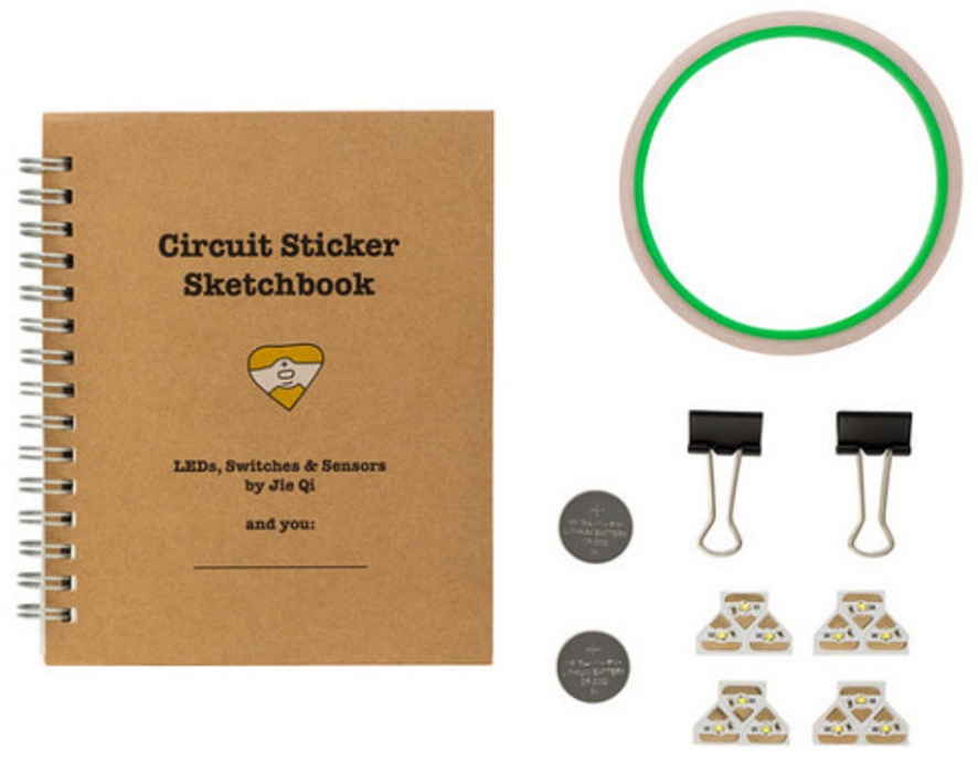 Circuit Stickers LEDs Starter Kit - Click Image to Close