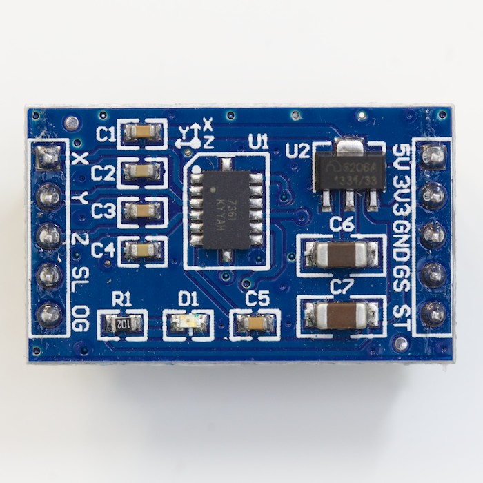 MMA7361 Accelerometer - Click Image to Close