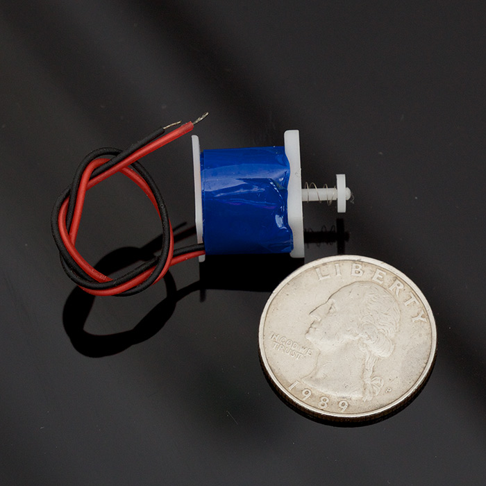 Micro Solenoid (Plastic) - Click Image to Close