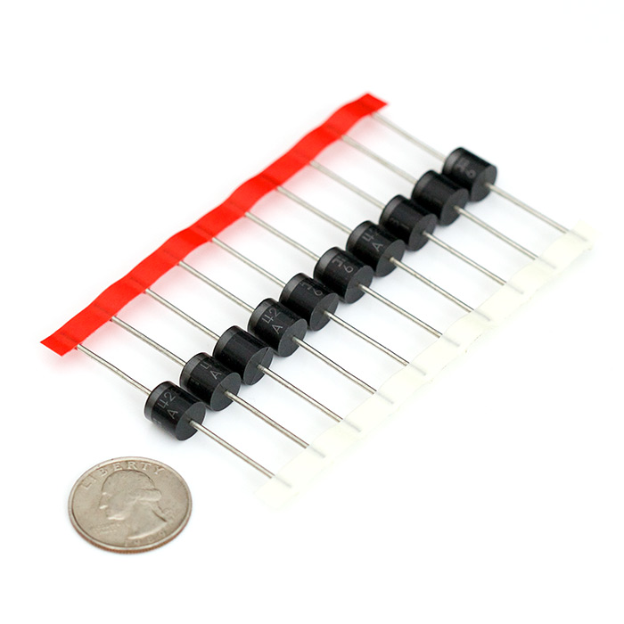 General Purpose Diode - 10 Pack (100V 6A) - Click Image to Close