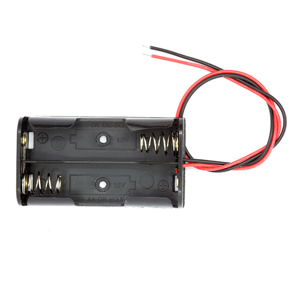 Battery Holder 2 x AA (3v) with leads - Click Image to Close