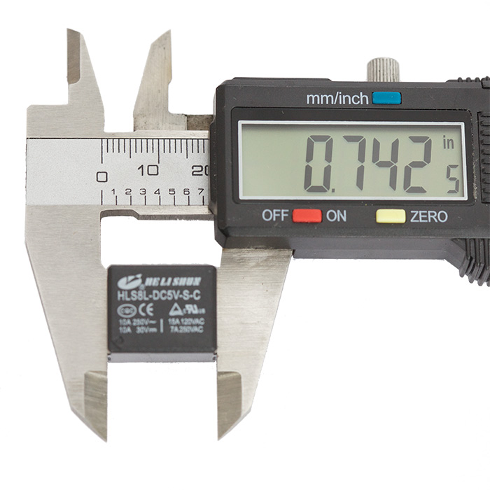 5 volt Relay SPDT Sealed - Click Image to Close