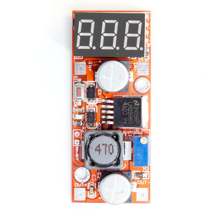 LM2596 Adjustable DC-DC voltage regulator module - Click Image to Close