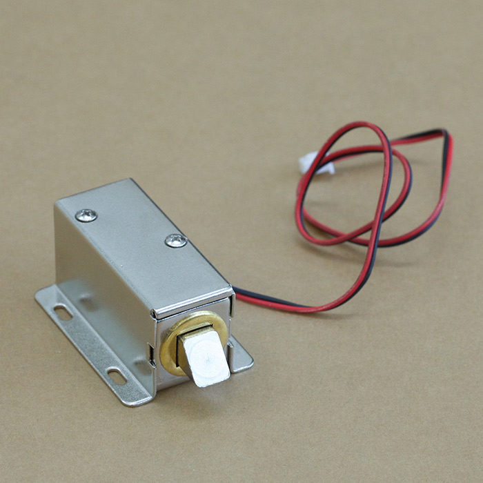 Solenoid with lock style slug -12v - Click Image to Close