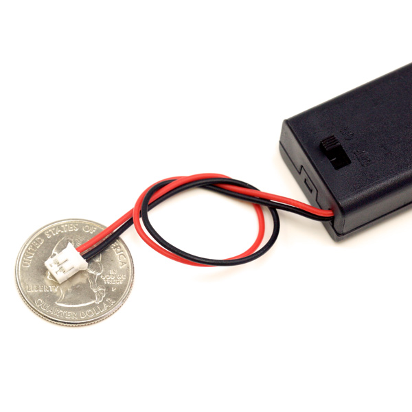 Battery Holder - 2xAAA (Cover, JST, Switch) for micro:bit - Click Image to Close