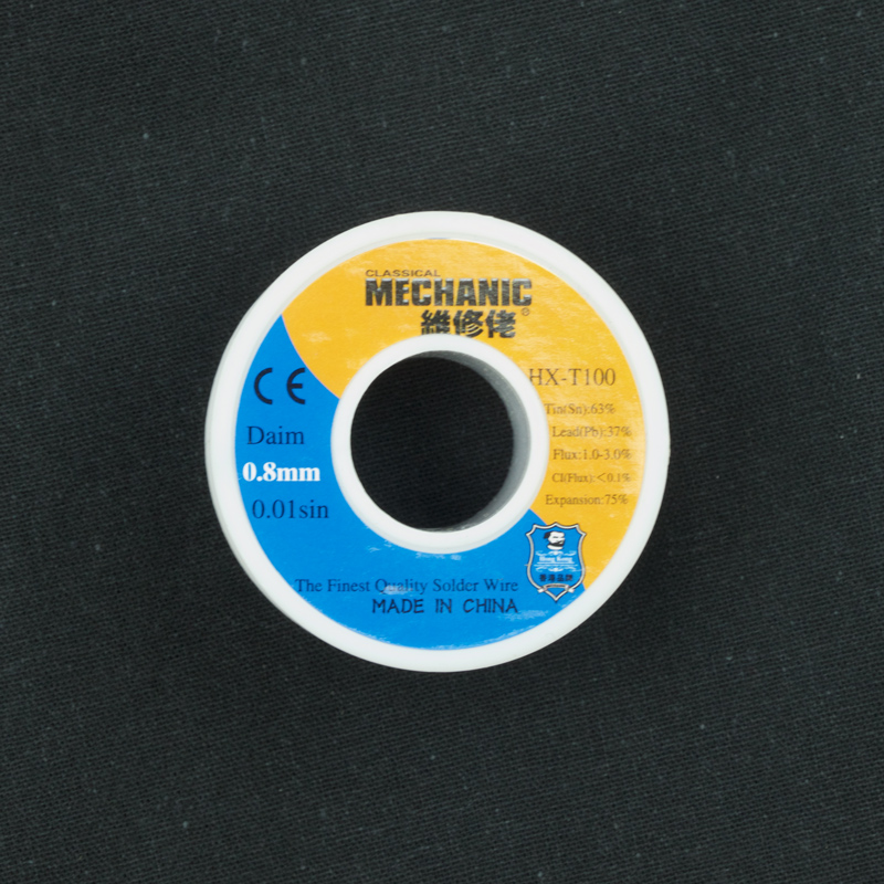 Leaded Solder 0.8mm Diam - Click Image to Close