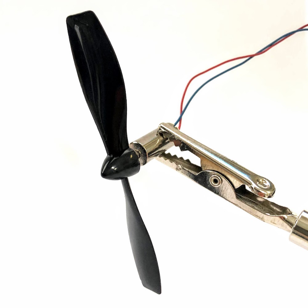 Mini quadcopter motor with propeller - Click Image to Close
