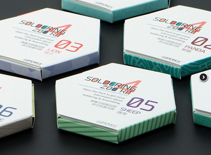 Soldering Zoo Kit - with Six Animals - Click Image to Close