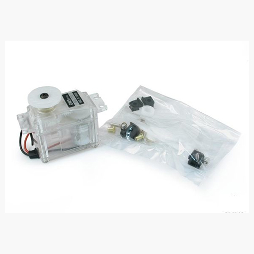 Gear Motor 4 - Clear Servo - Click Image to Close