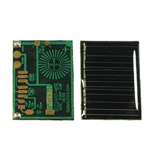 24 x 33mm Monocrystalline Solar Cell + MSE Circuit - Click Image to Close