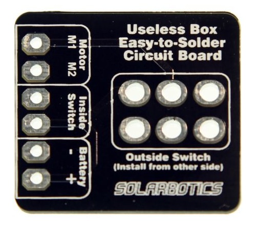 Retired - Solarbotics Useless Box Kit - Click Image to Close