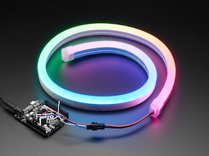 NeoPixel RGB au néon en forme de LED Flex Strip avec Silicone Tu