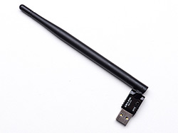USB WiFi (802.11b/g/n) Module with Antenna for Raspberry Pi