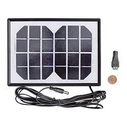 6V 2W Solar Panel + Screw terminal adapter