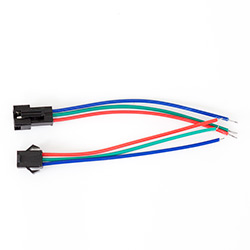 LED fil Pigtail Strip Connecteurs Sets - Paquet de 5