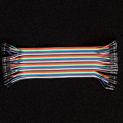 40 Pin Premium Ribbon Jumper Wire - Female to Female 7 inch